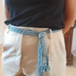 Réalisation d'une stagiaire Atelier de tissage de galons - stage